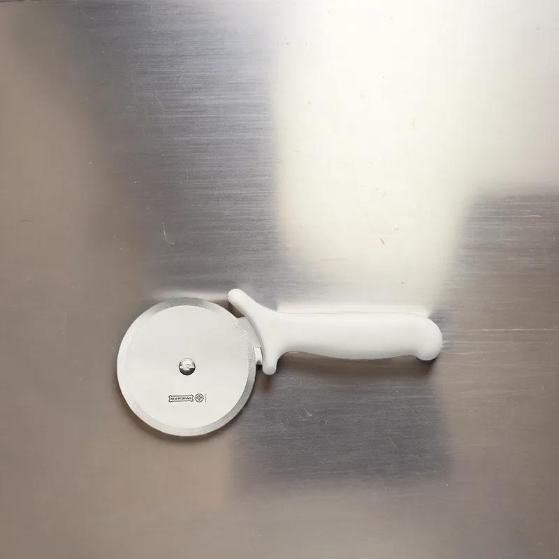 Pizza Cutter 4 IN Stainless Steel White 1/Each