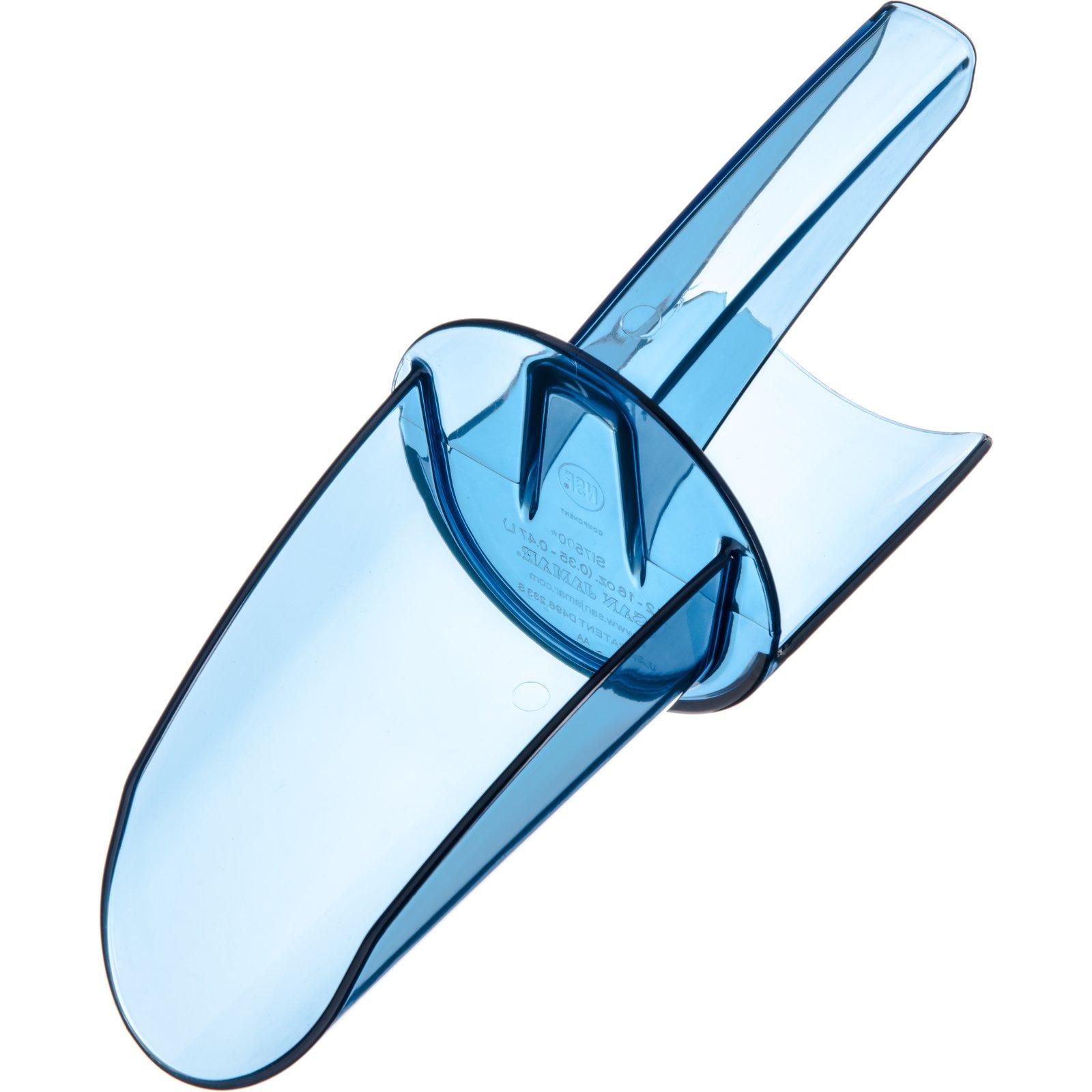 Scoop 16 OZ PC Blue Ergonomic Handle Tapered Chute 1/Each