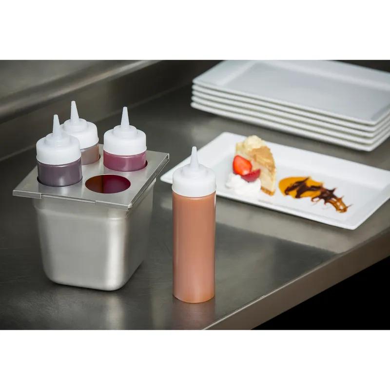 Widemouth™ Bottle 12 OZ 2.3125X8.5 IN LDPE Clear Squeeze Wide Mouth 1/Each