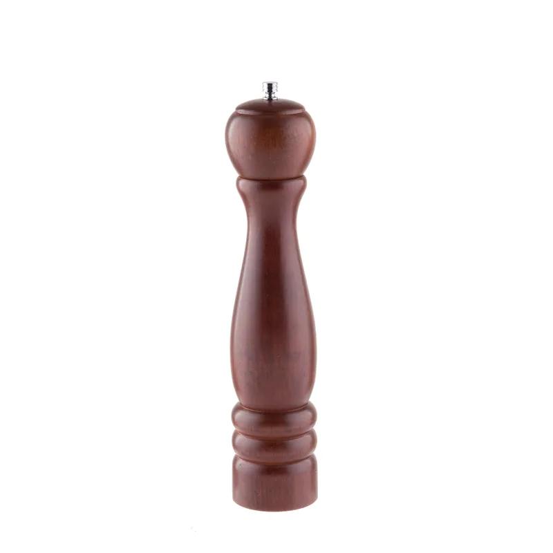 Pepper Mill 12.5X2.625X2.625 IN Rubber Wood Walnut Hand Wash 1/Each