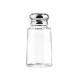 Salt & Pepper Shaker 1 OZ Glass Clear Mushroom Top Hand Wash 1/Each