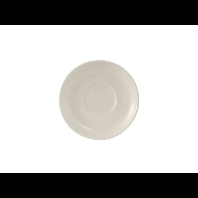 Reno Demitasse/Espresso Saucer 4.625 IN China Eggshell Round Rolled Edge Fully Vitrified 12/Case