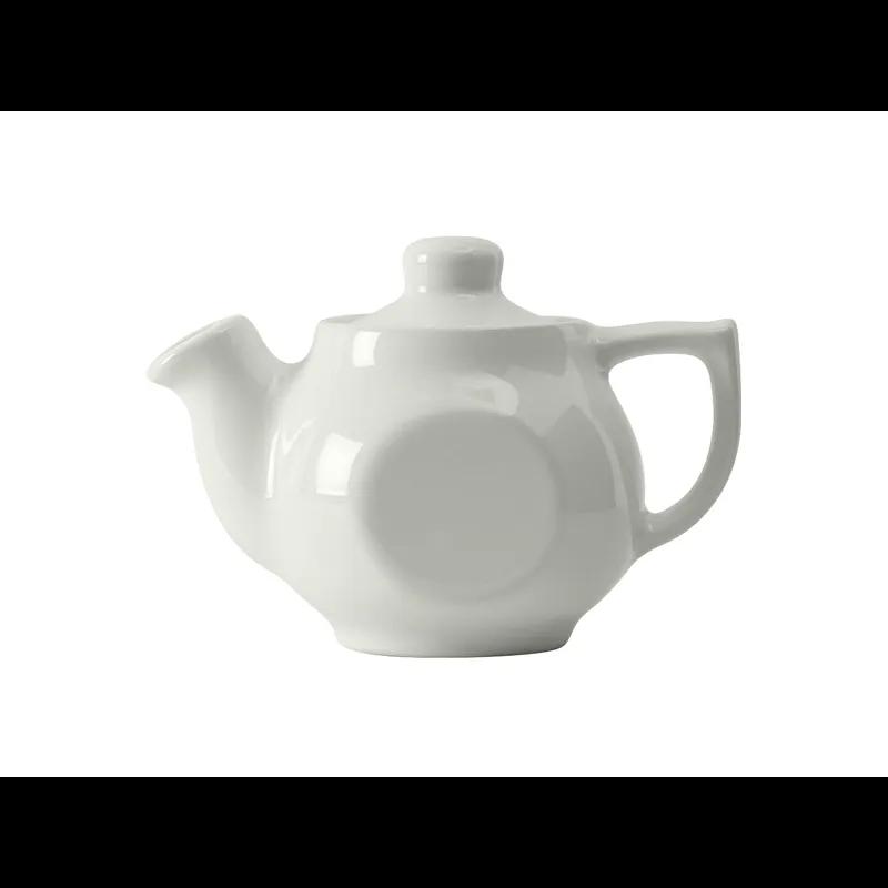 Teapot 10 OZ China White With Lid Fully Vitrified Oven Safe Dishwasher Safe Microwave Oven Safe 12/Case