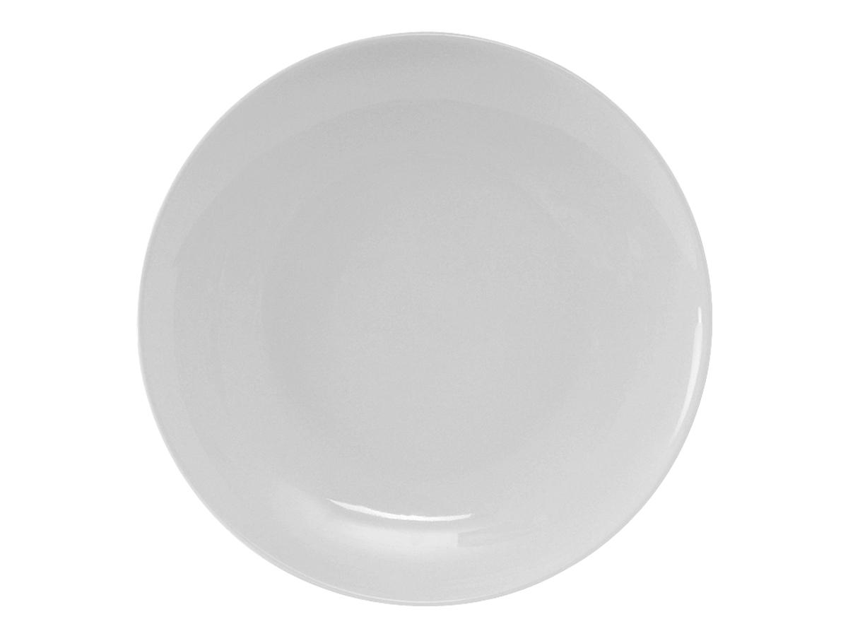 Florence Plate 10.25 IN China Porcelain White Round Coupe Fully Vitrified 12/Case