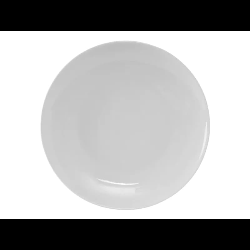 Florence Plate 10.25 IN China Porcelain White Round Coupe Fully Vitrified 12/Case