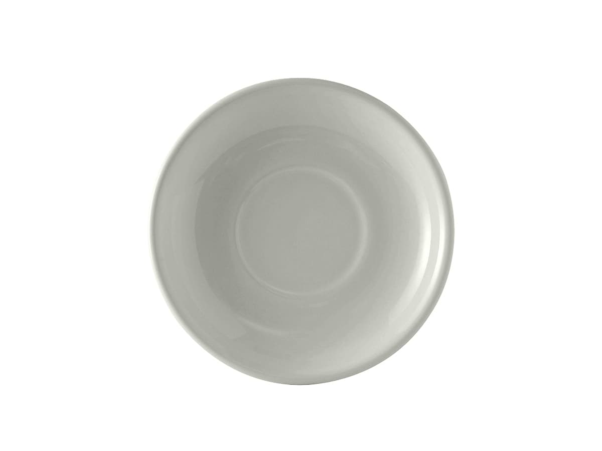 Cappuccino Saucer 6.75 IN China White Round Fully Vitrified Oven Safe Dishwasher Safe Microwave Oven Safe 24/Case