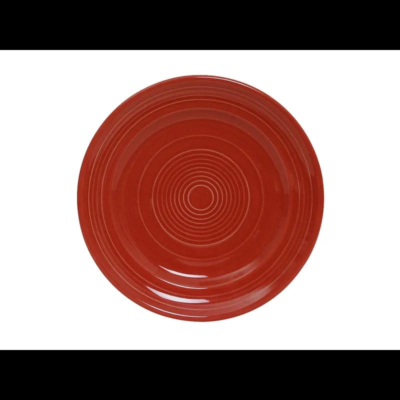 Concentrix Plate 9 IN China Cayenne Round Fully Vitrified Oven Safe Dishwasher Safe Microwave Oven Safe 24/Case