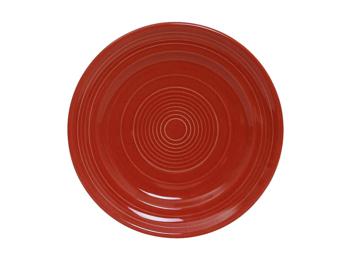 Concentrix Plate 9 IN China Cayenne Round Fully Vitrified Oven Safe Dishwasher Safe Microwave Oven Safe 24/Case