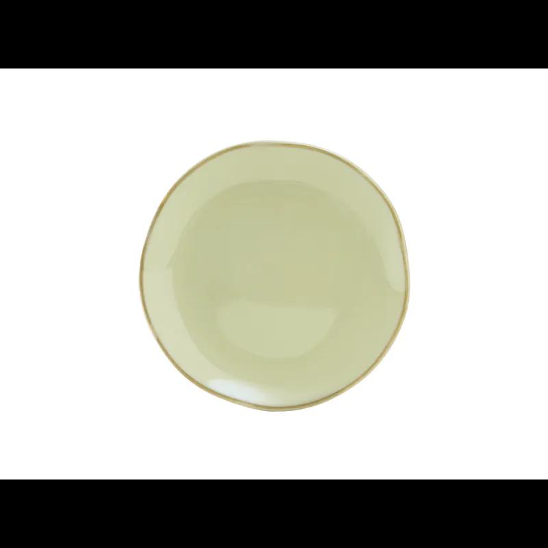 TuxTrendz Artisan Plate 6.5 IN China Sagebrush Round Fully Vitrified 24/Case