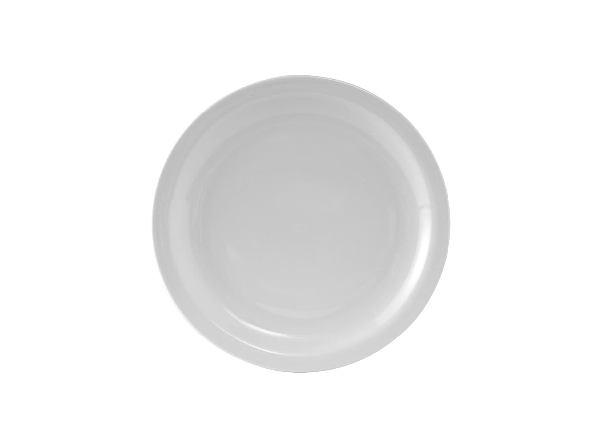 Colorado Plate 6.5 IN China Porcelain White Round Narrow Rim Fully Vitrified 36/Case