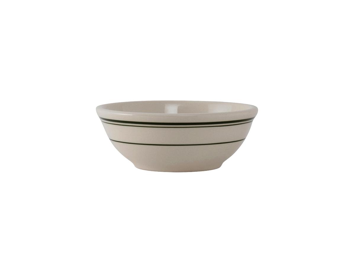 Green Bay Nappie Bowl 13 OZ China Eggshell Green Round Banded Fully Vitrified 36/Case