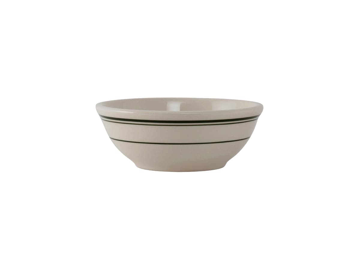 Green Bay Nappie Bowl 5.875 IN 15 OZ China Eggshell Green Round Banded Fully Vitrified 36/Case