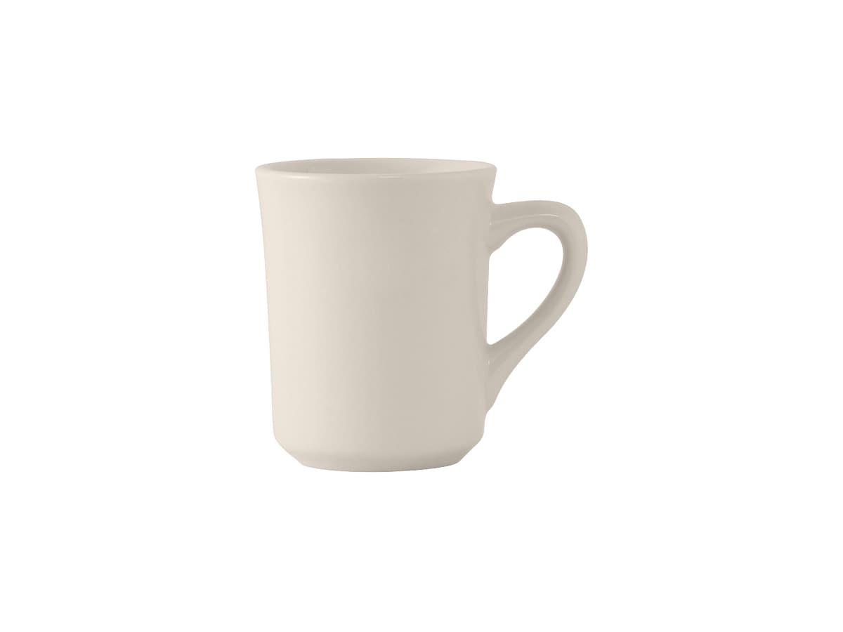 Reno Tiara Mug 8 OZ China Eggshell Fully Vitrified Oven Safe Dishwasher Safe Microwave Oven Safe 36/Case