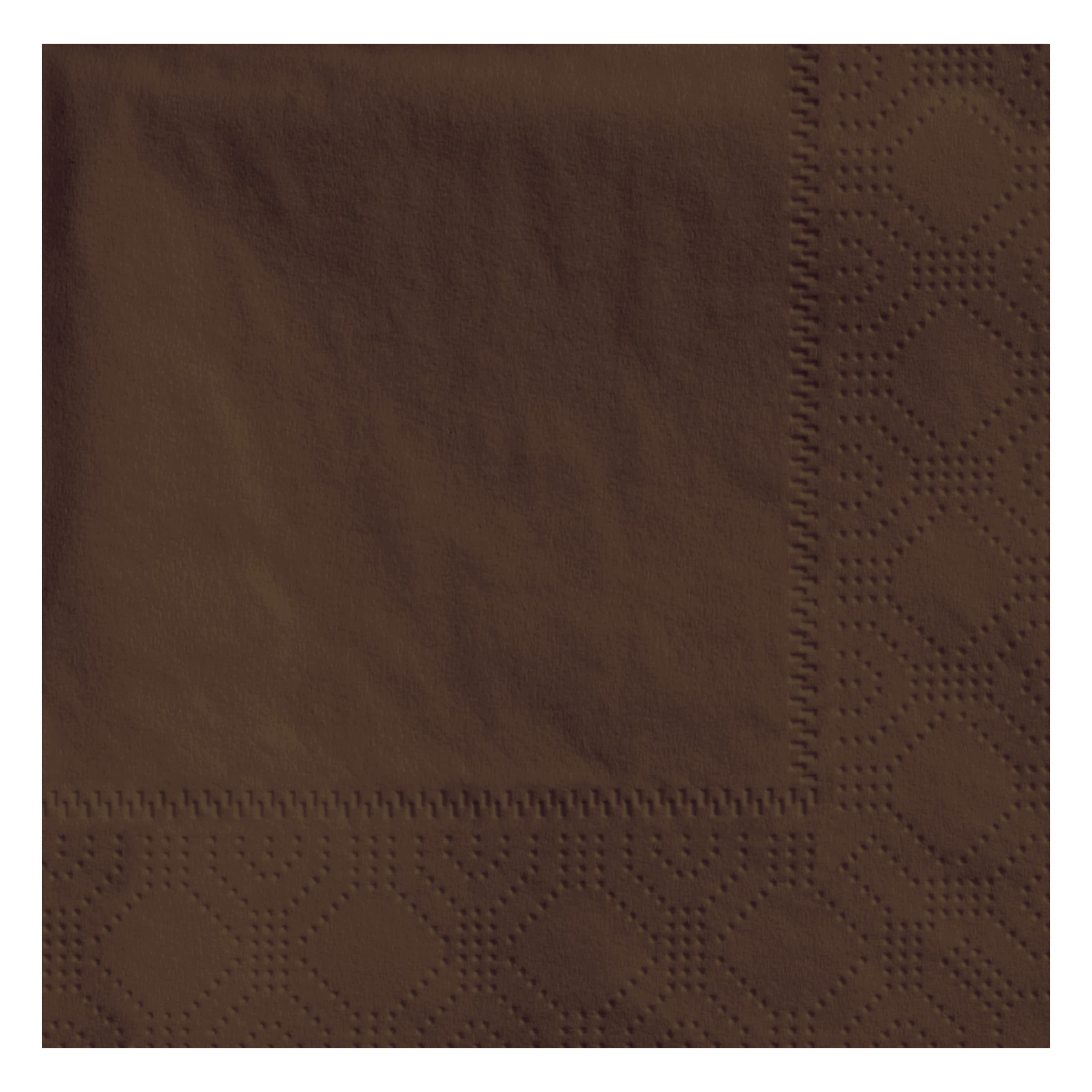 Beverage Napkins 10X10 IN Chocolate 1000/Case
