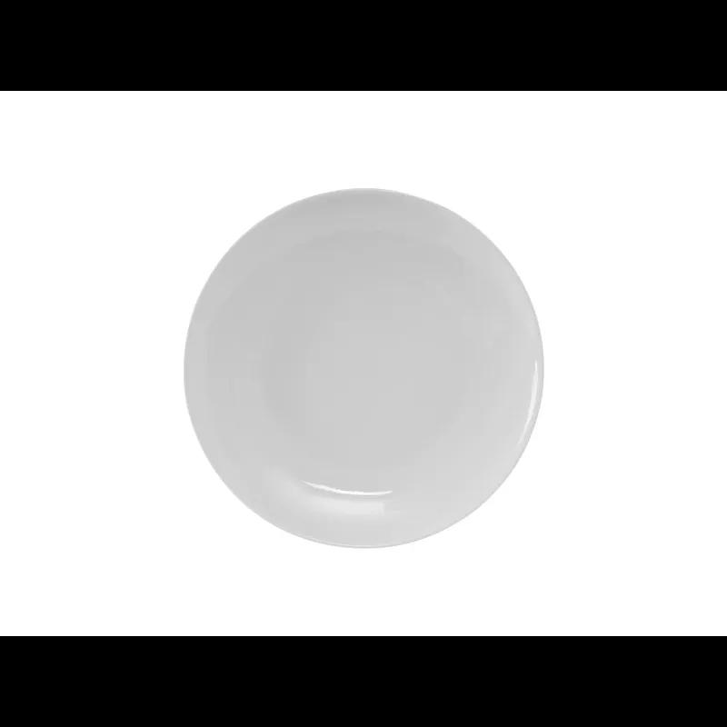 Florence Plate 6.5 IN China Porcelain White Round Coupe Fully Vitrified 36/Case