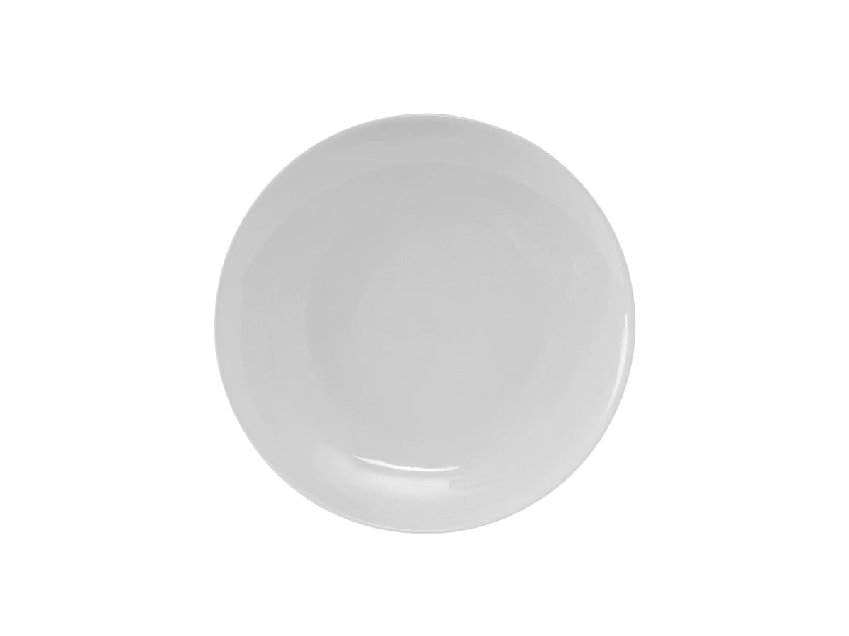 Florence Plate 6.5 IN China Porcelain White Round Coupe Fully Vitrified 36/Case