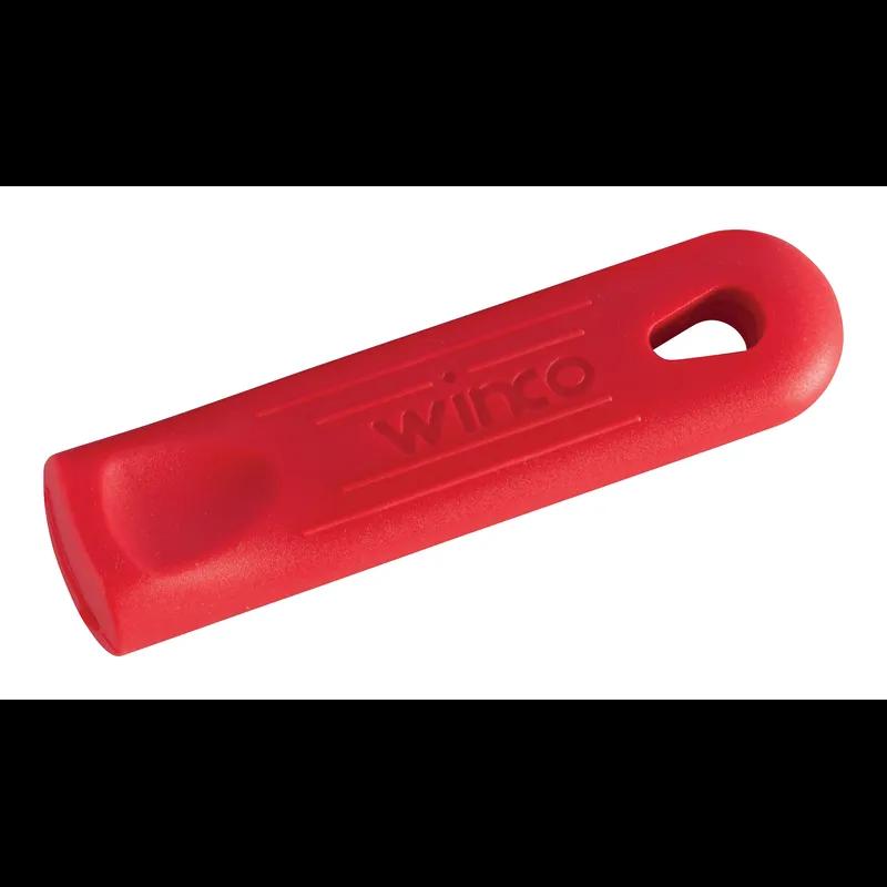 Pan Sleeve 1.13X0.75 IN Silicone Red Removable Heat Resistant 1/Each