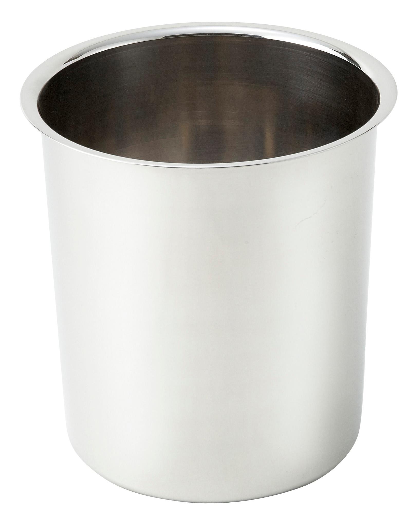 Bain Marie 7.125X7.375 IN 3.5 QT Stainless Steel Bent Rim 1/Each