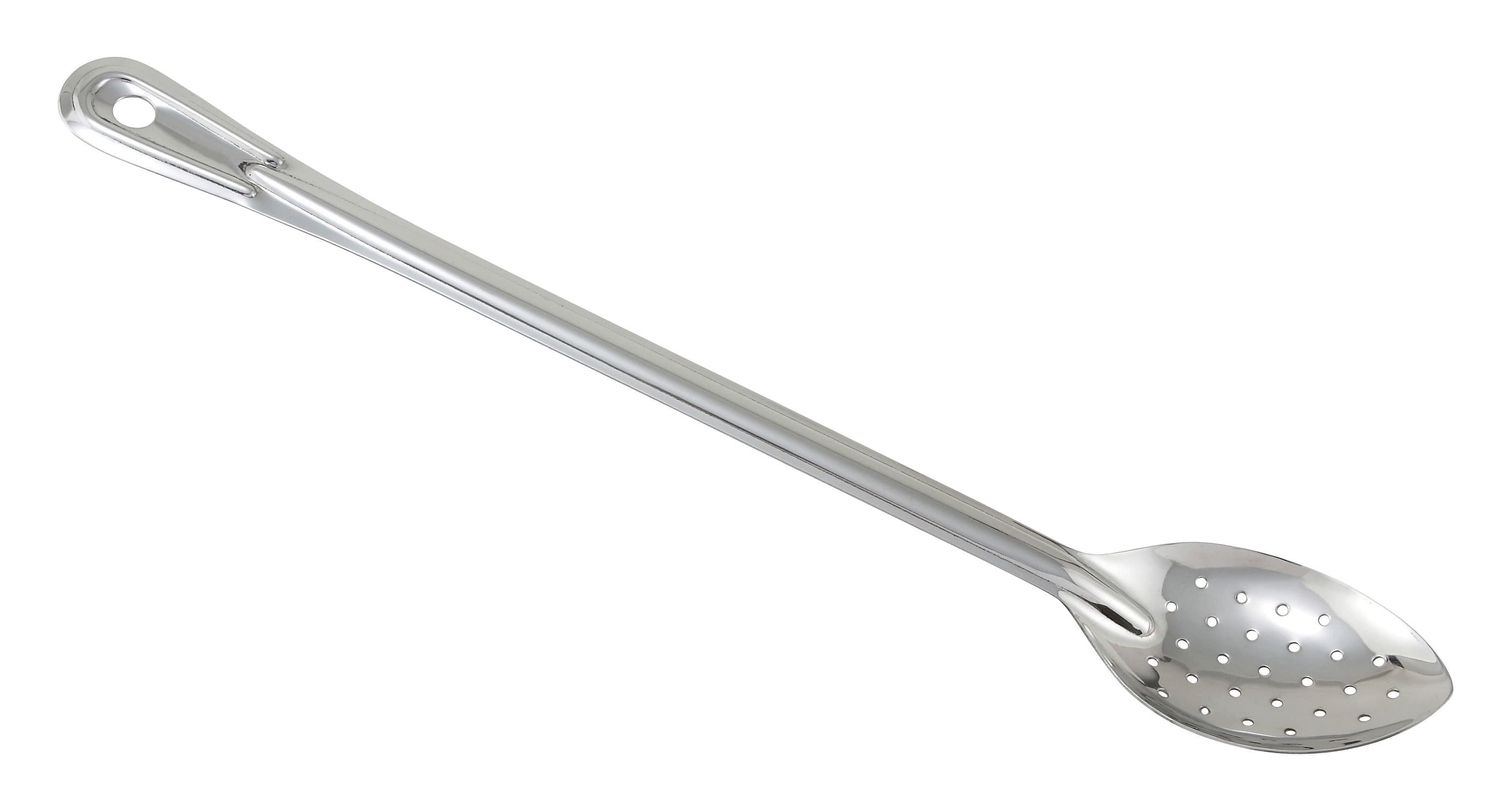 Basting Spoon 18 IN Stainless Steel Heavy Duty Perforated 1/Each