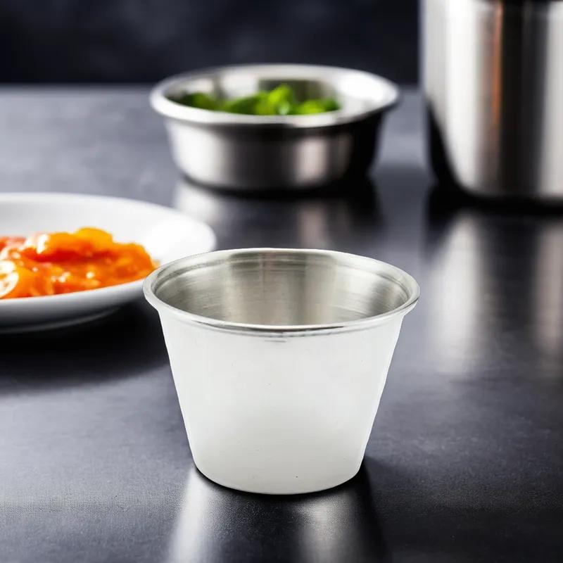 Sauce Cup 2 OZ Stainless Steel 12/Pack
