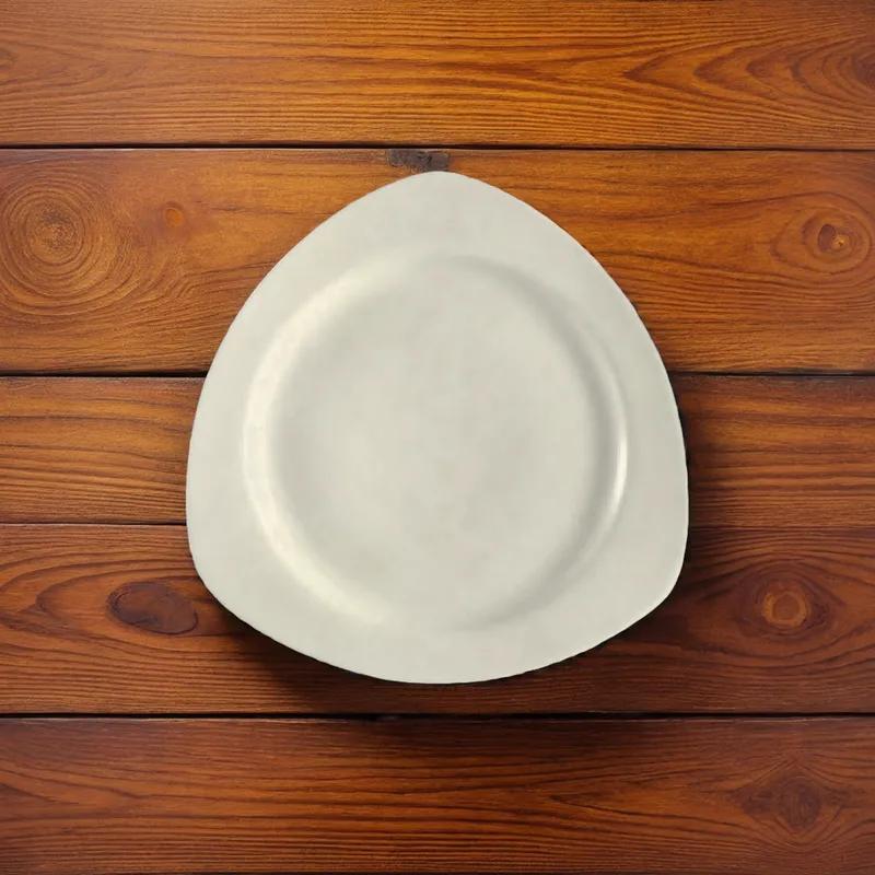 Plate 11.25 IN White Triangle 12/Case