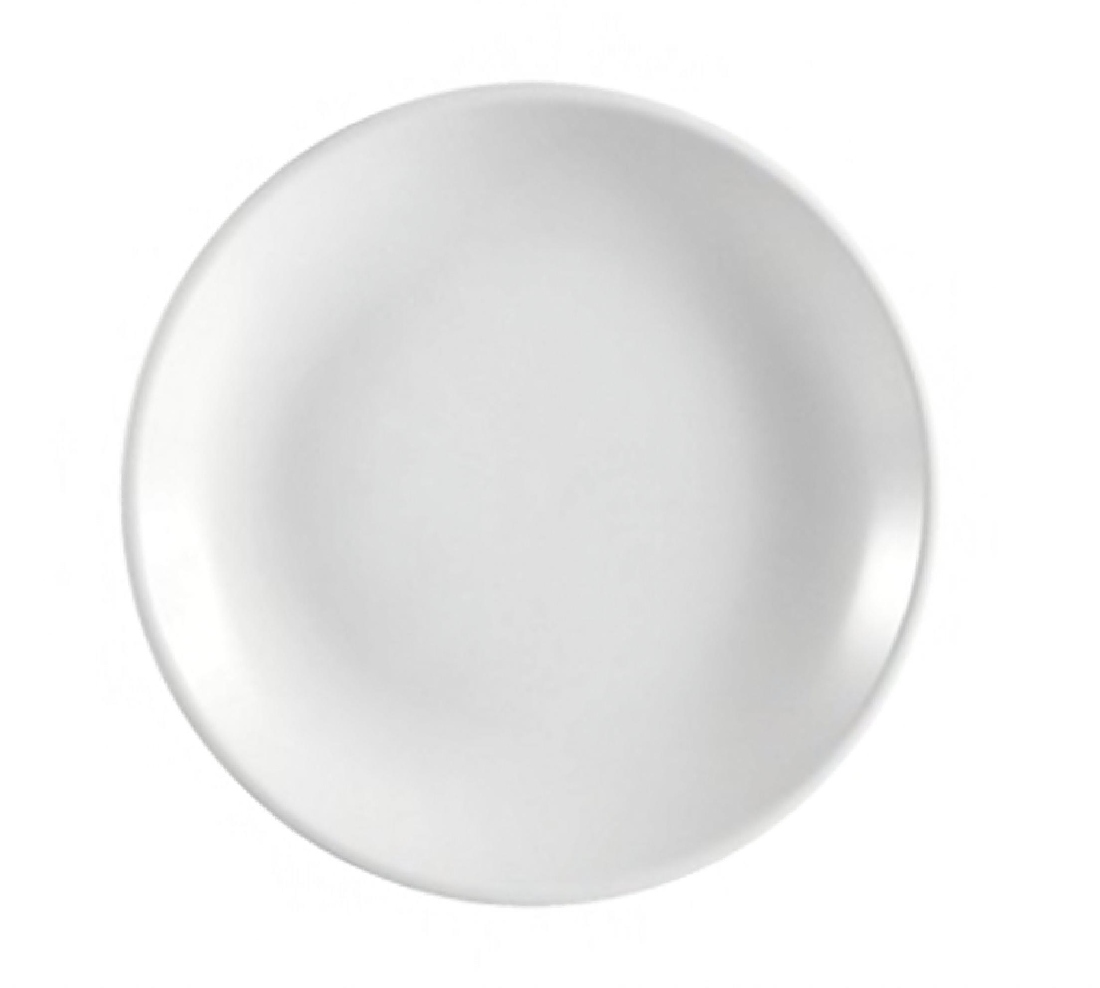 Coupe Plate 8 IN White 36/Case