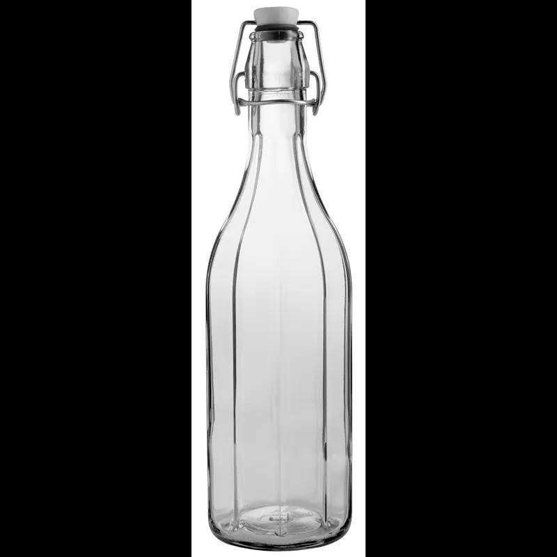 Arcoroc Bottle & Lid Combo With Swing Cap 25.25 OZ 3.25X11.25 IN Glass Clear Round Dishwasher Safe 6/Case