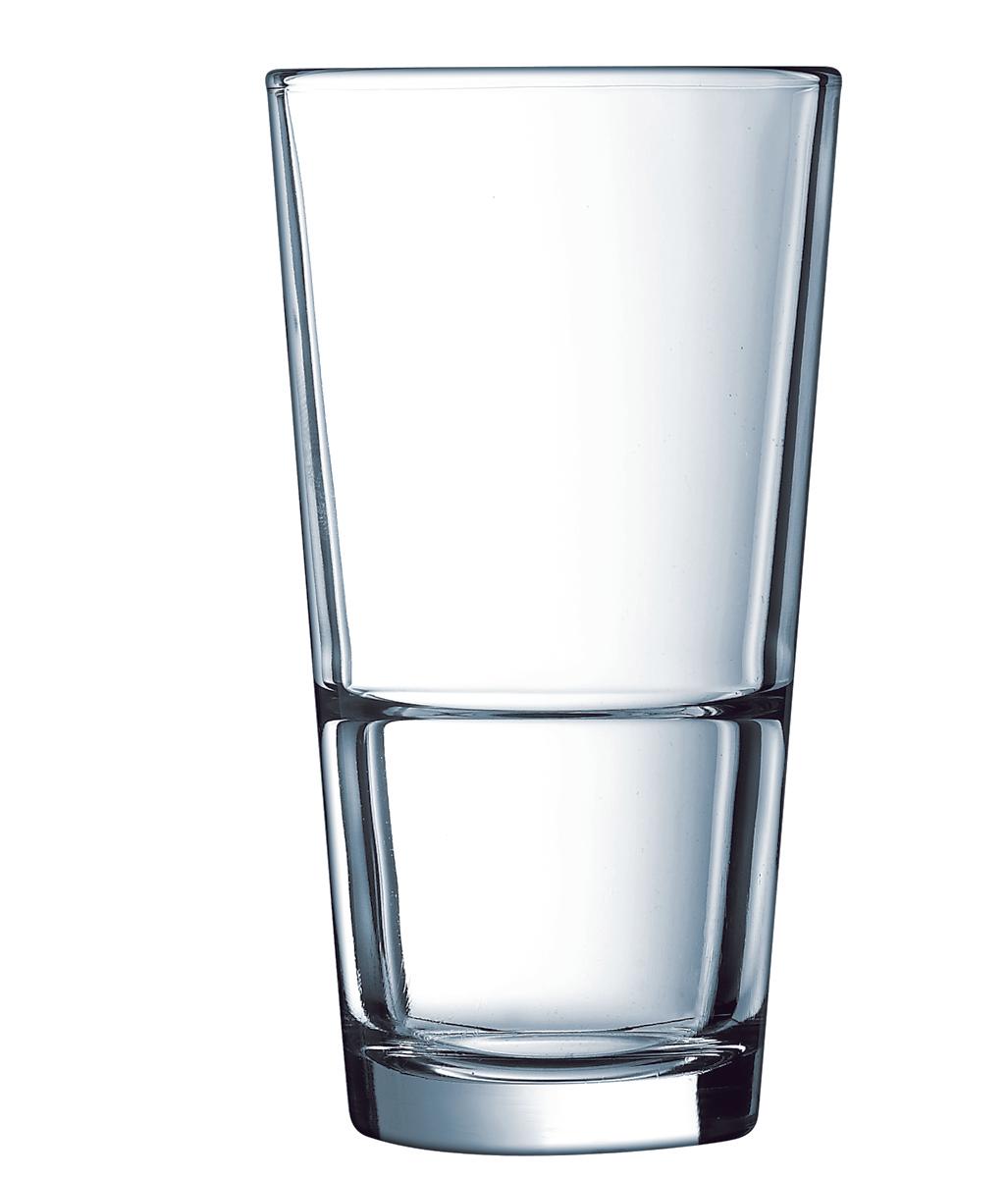 Arcoroc Beverage Glass 10 OZ Tempered Glass Stackable 12/Case