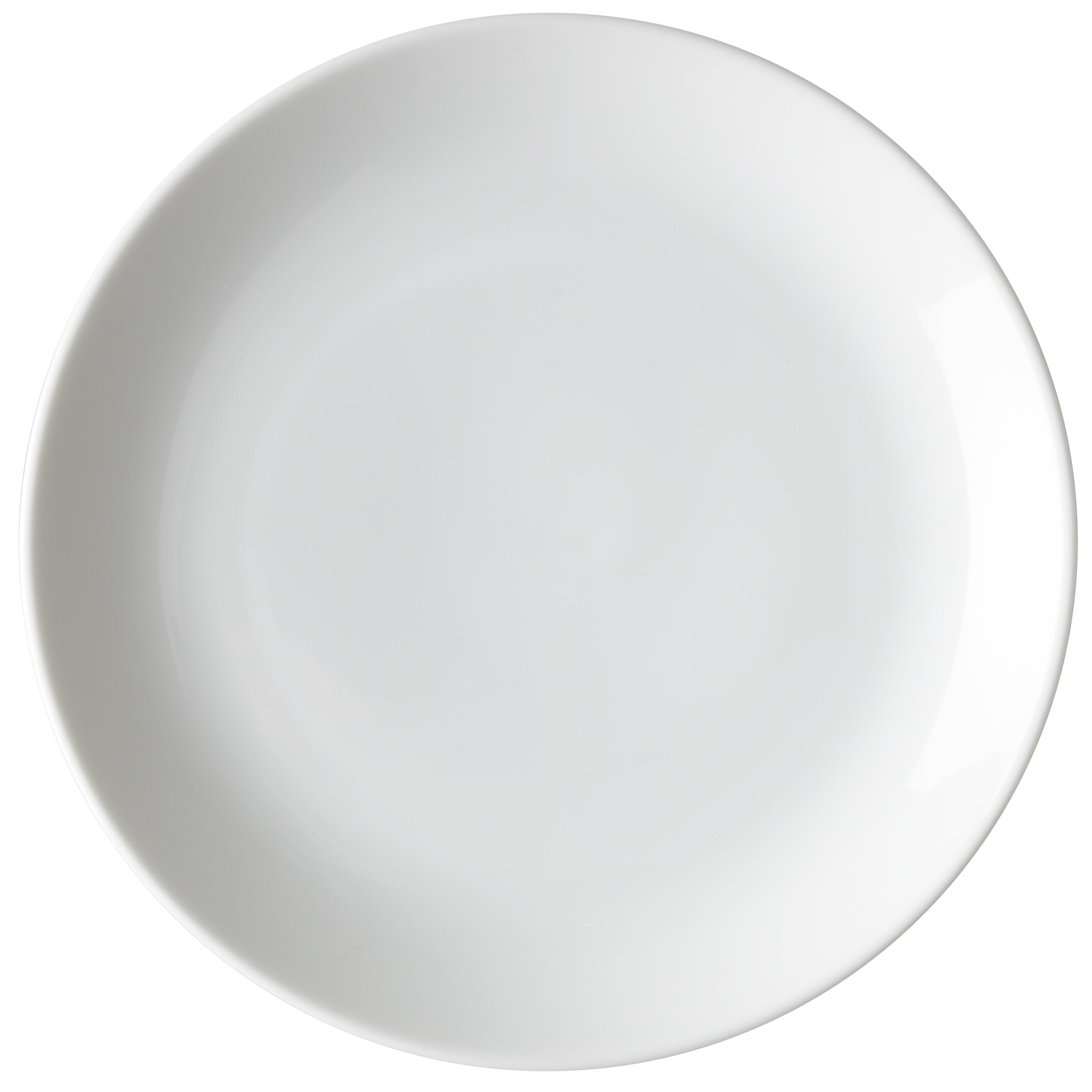 Coupe Plate 9 IN White 24/Case