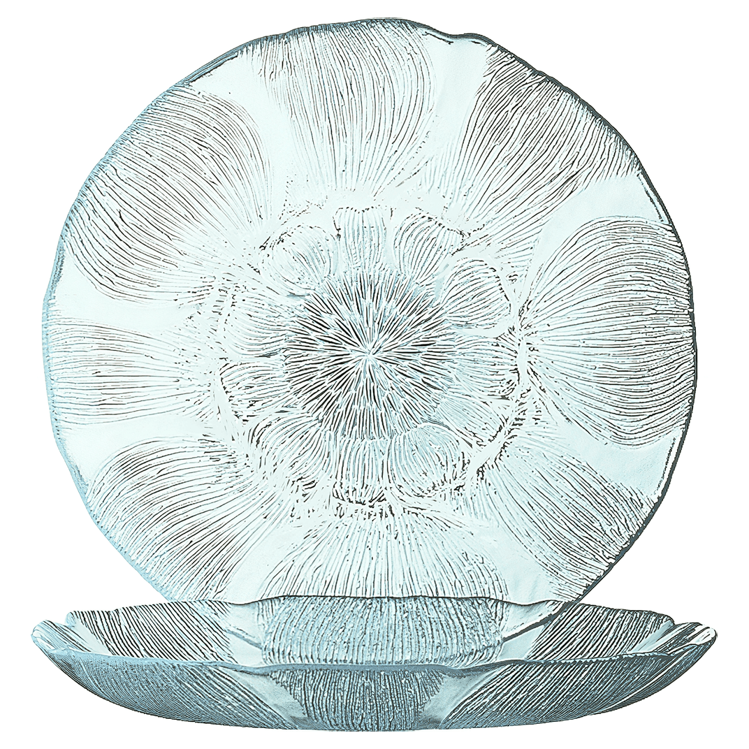 Dessert Plate 7.5 IN Glass Fleur 36/Case