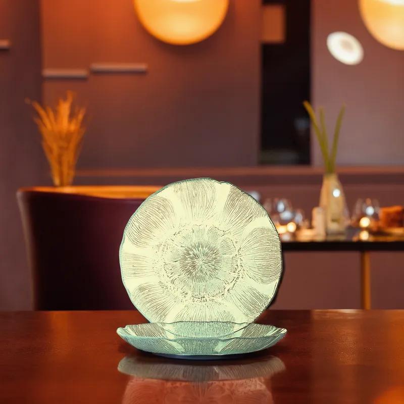 Dessert Plate 7.5 IN Glass Fleur 36/Case