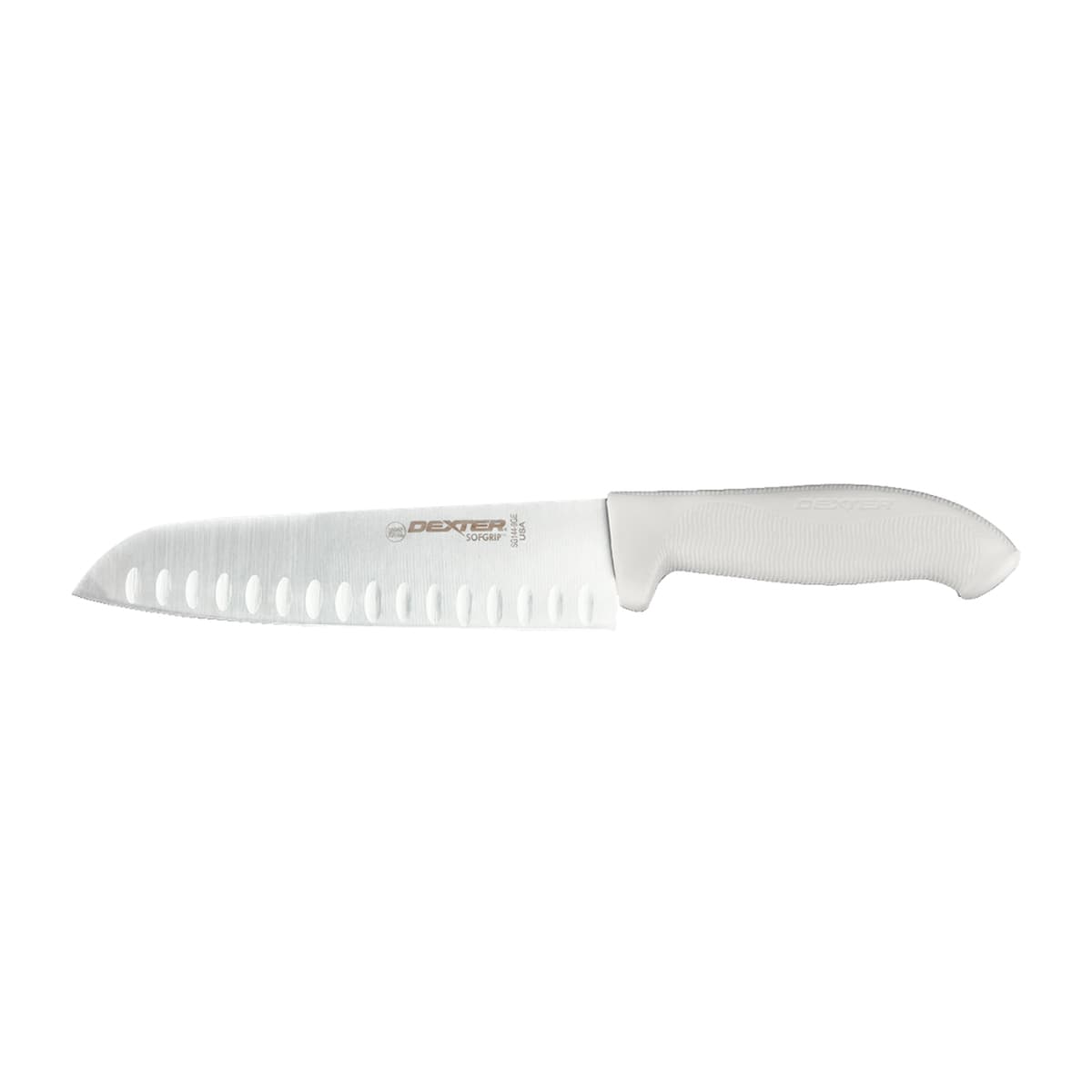 SofGrip Santoku Knife 9 IN White 1/Each