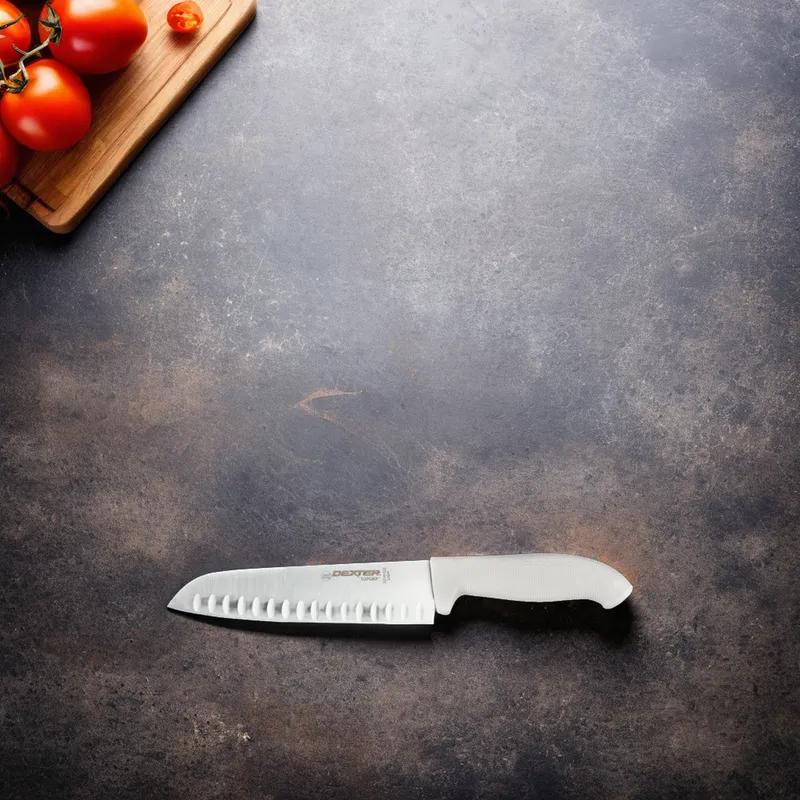 SofGrip Santoku Knife 9 IN White 1/Each
