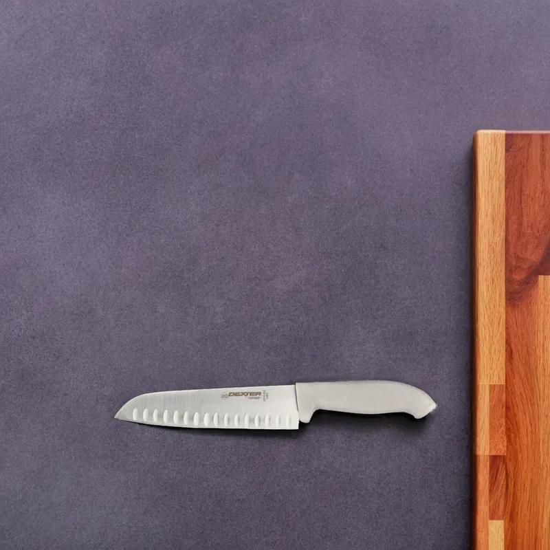 SofGrip Santoku Knife 9 IN White 1/Each