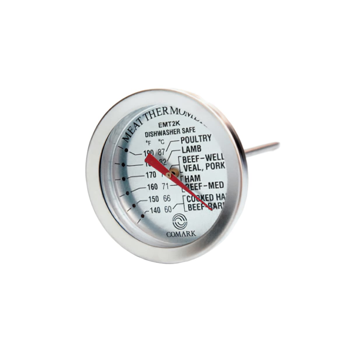 Meat Thermometer 140 to 190 Degrees Dual Scale 1/Each