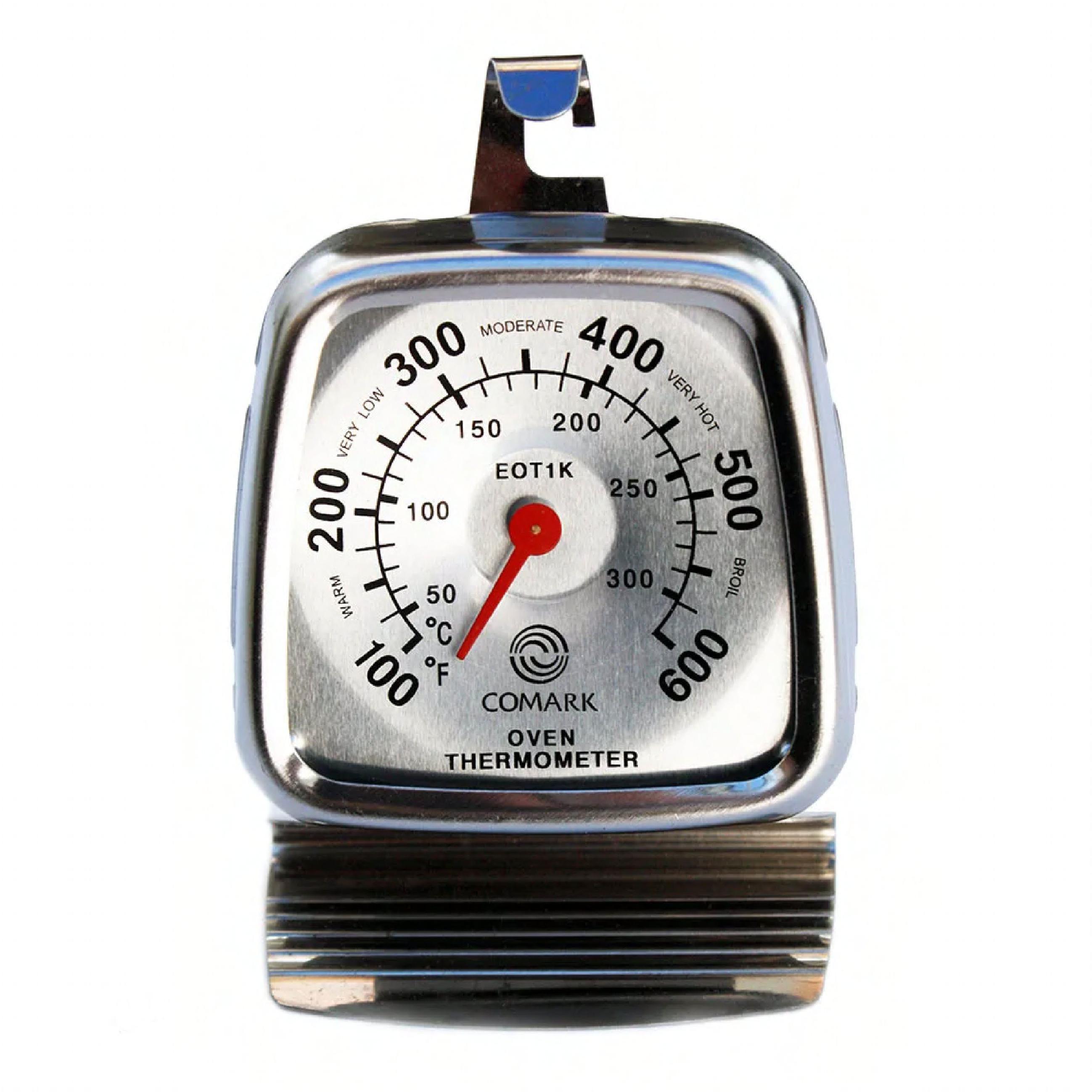 Oven Thermometer Dial Economy 100 to 600 Degrees Hanging Dial Standing 1/Each