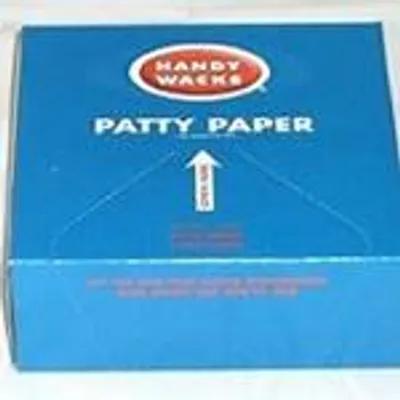 Burger Patty Sheet 5.5X5.5 IN Dry Wax Paper White Freezer Safe 1000 Sheets/Pack 24 Packs/Case 24000 Sheets/Case