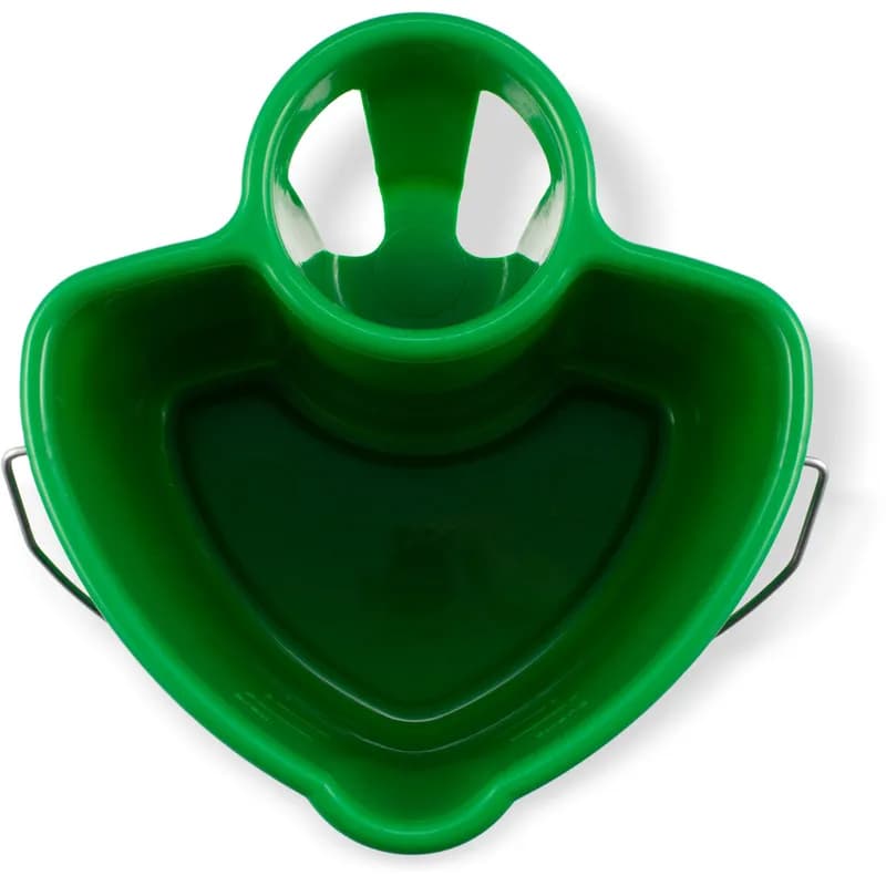 Kleen-Pail® Carry Caddy 10.50X11X8 IN Green PE W/Pail & Sanitizer Spray Bottle 1/Each