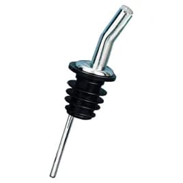 Liquor Pourer Chrome Plated Metal Spill-Stop 12/Pack