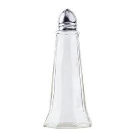 Salt & Pepper Shaker 1 OZ Glass Eiffel Tower Chrome Top 1/Each