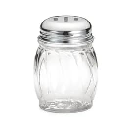 Cheese Shaker 6 OZ Glass Swirl Slotted 1/Each