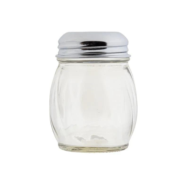 Cheese Shaker 6 OZ Glass Swirl Slotted 1/Each