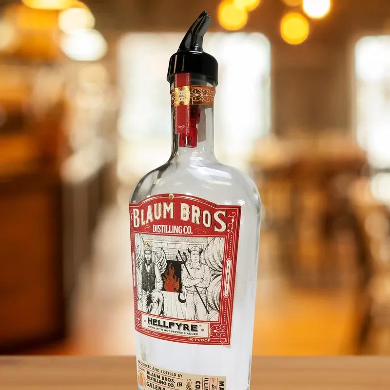 Proper Pour™ Liquor Pourer 1 FLOZ SAN Smoke Red Measured Dishwasher Safe 1/Each