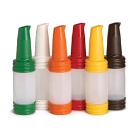 PourMaster® Pourer 3.625X3.625X15.75 IN 1 QT HDPE Assorted Complete Dishwasher Safe 12 Count/Case