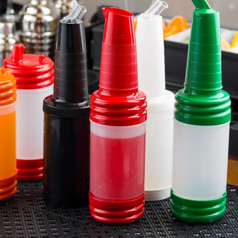 PourMaster® Pourer 3.625X3.625X15.75 IN 1 QT HDPE Assorted Complete Dishwasher Safe 12 Count/Case