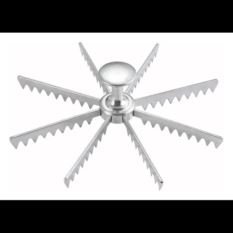 Pie & Cake Marker 9.25X2.438 IN Aluminum 8-Cut Hand Wash 1/Each