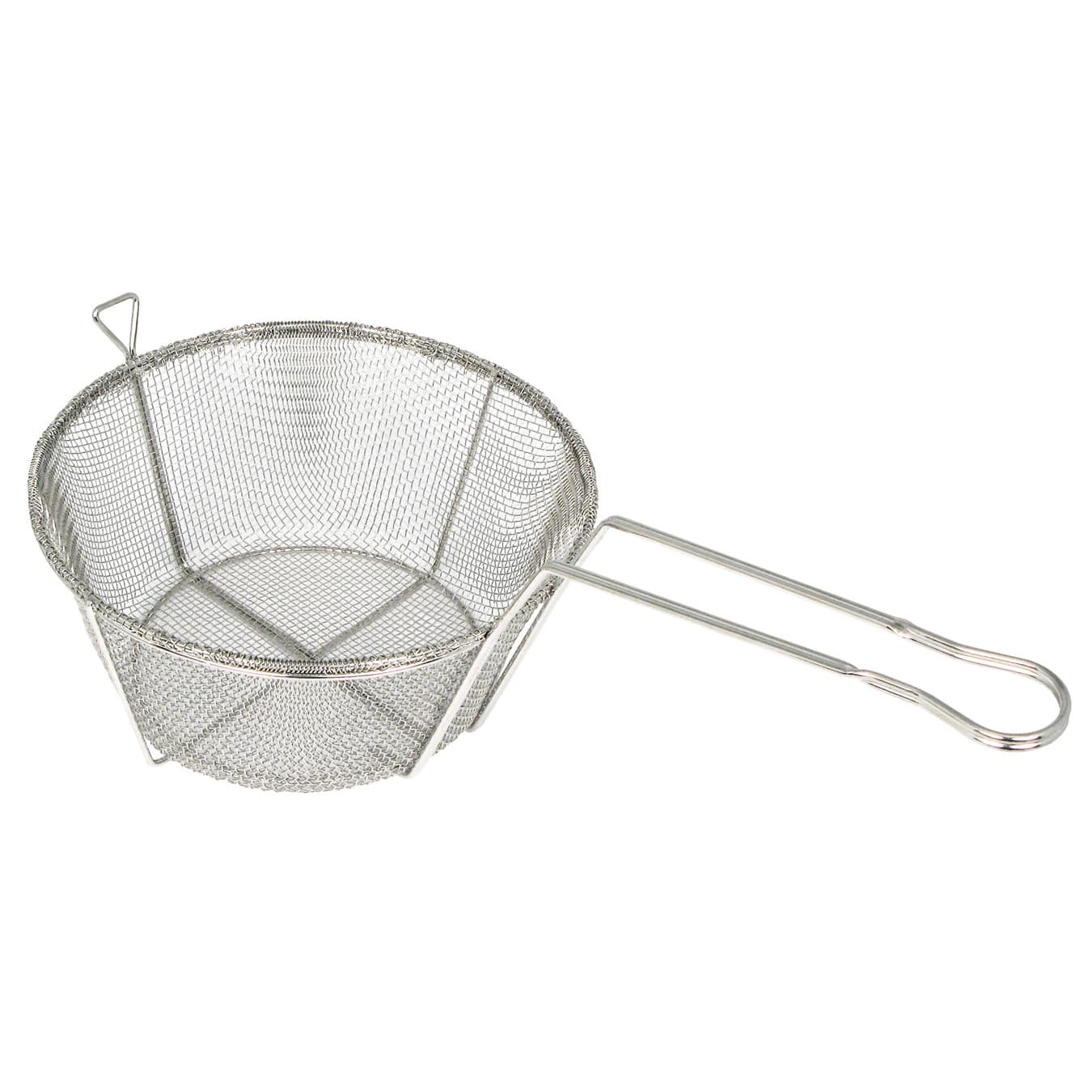 Fry Basket 9.5X5.75 IN Metal Wire Nickel Plated Round 1/Each
