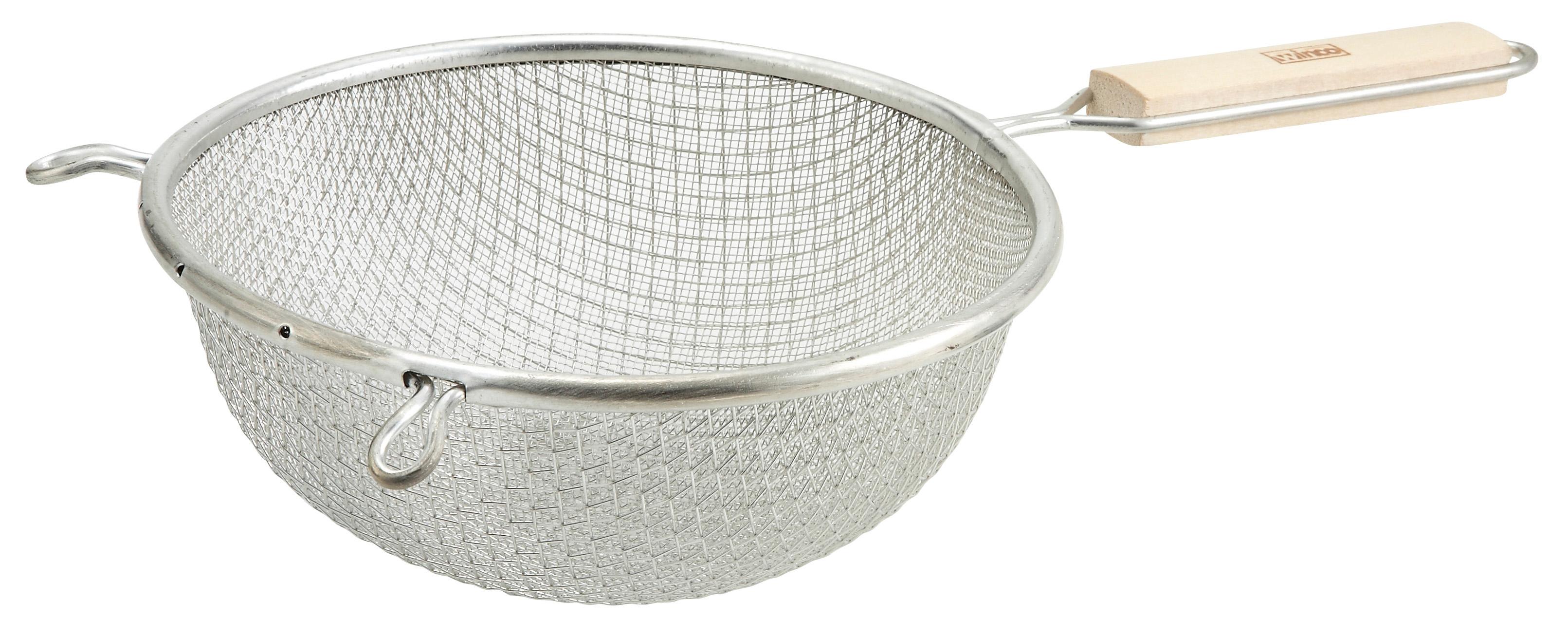 Strainer 8 IN Stainless Steel Double Mesh Medium 1/Each