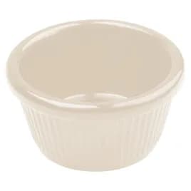 Ramekin 3.875X1.875 IN 4 OZ Melamine Bone Fluted 12/Pack