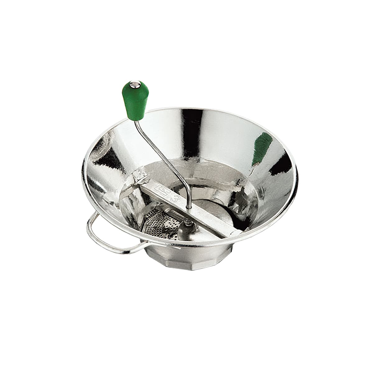 Food Mill 12.25 IN 3 QT Tin Plated With 3 Discs (Fine ,Med And Coarse) 1/Each